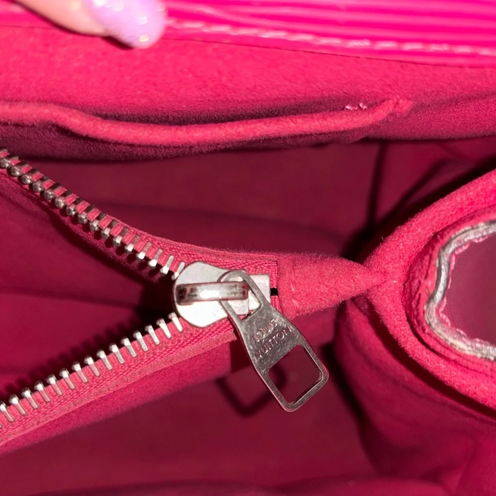Louis Vuitton Pink Epi Marly 2 Way Bag